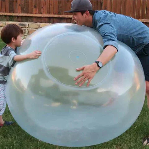 Bolha Mágica Indestrutível – Diversão com Água e Ar que Encanta e Não Estoura!