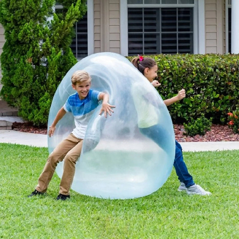 Bolha Mágica Indestrutível – Diversão com Água e Ar que Encanta e Não Estoura!
