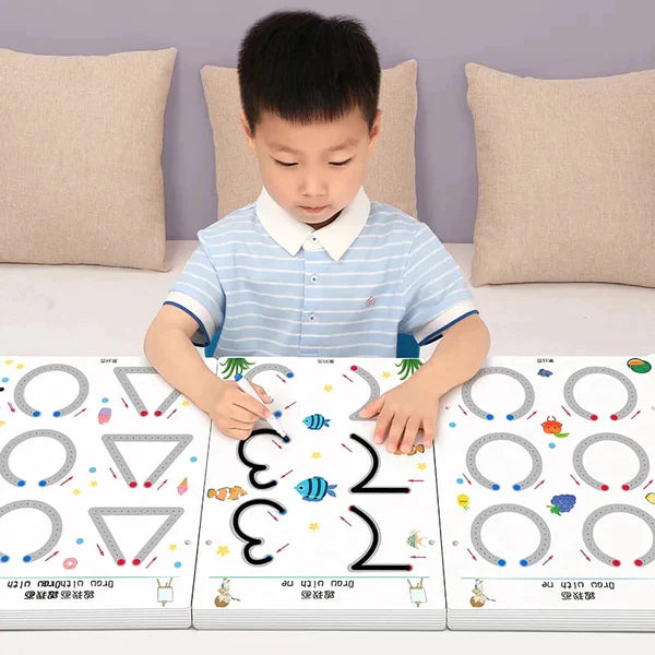 Magic Book – Caderno Infantil para Desenho e Traço que Estimula a Criatividade