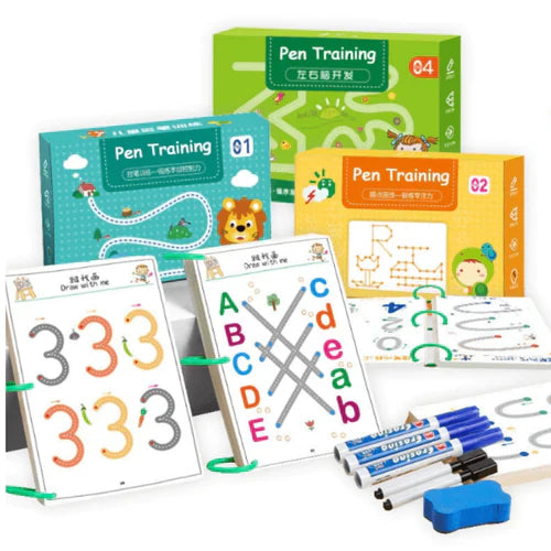 Magic Book – Caderno Infantil para Desenho e Traço que Estimula a Criatividade