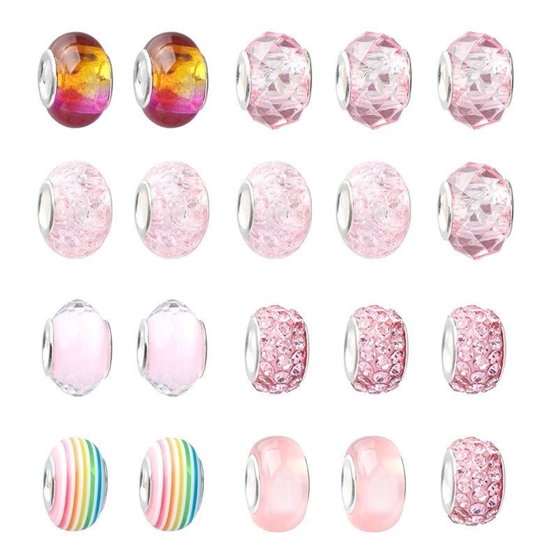 Kit de Montar Pulseiras Femininas – 63 Peças para Criar, Brilhar e Personalizar!